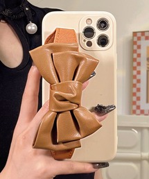 ｔｏｌｅｎｅ（トレネ）の「フェイクレザーリボンバンド付きスマホケース（スマホケース/カバー）」