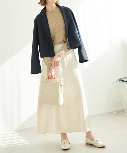 ROPE' PICNIC（ロペピクニック）の「Dメタルハンドル ミドルトート&ショルダーバッグ（ハンドバッグ・レディース・ブラック/ブルー系その他4/キナリ・FREE）」の19枚目の写真