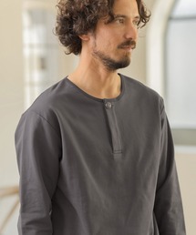 msw1433-MINI URAKE CONCHO HENLEY NECK PULLOVER プルオーバー