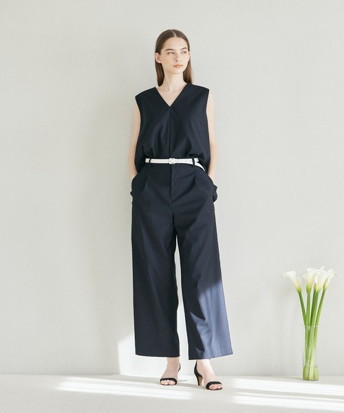 INED CLARO（イネドクラロ）の「プルオーバーベスト【セットアップ対応】（ベスト・レディース・グレー/ネイビー・11号/9号）」の4枚目の写真