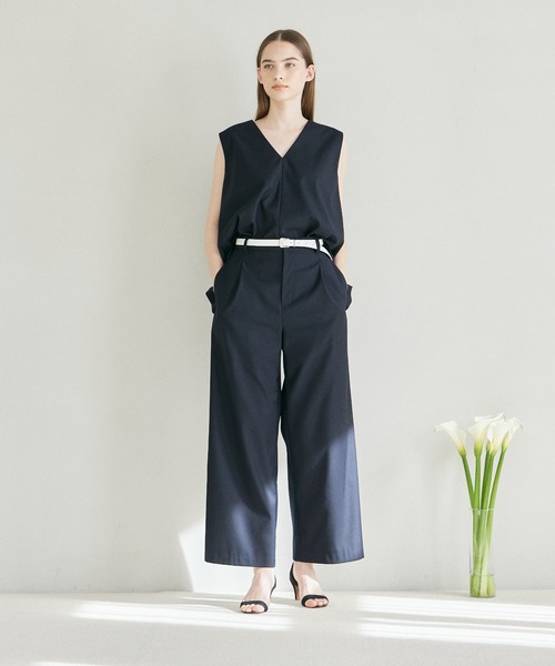 INED CLARO（イネドクラロ）の「プルオーバーベスト【セットアップ対応】（ベスト・レディース・グレー/ネイビー・11号/9号）」の5枚目の写真