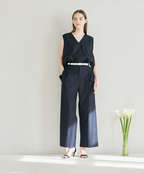 INED CLARO（イネドクラロ）の「プルオーバーベスト【セットアップ対応】（ベスト・レディース・グレー/ネイビー・11号/9号）」の6枚目の写真