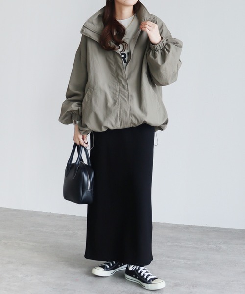 reca(レカ)の「スタンドカラーモンスターコート(その他アウター・レディース・アイボリー/ブラック/カーキ/グレイッシュベージュ・M)」の11枚目の写真