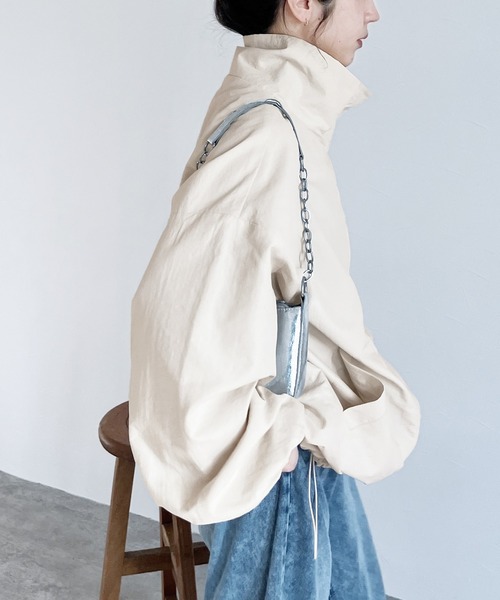 reca(レカ)の「スタンドカラーモンスターコート(その他アウター・レディース・アイボリー/ブラック/カーキ/グレイッシュベージュ・M)」の13枚目の写真