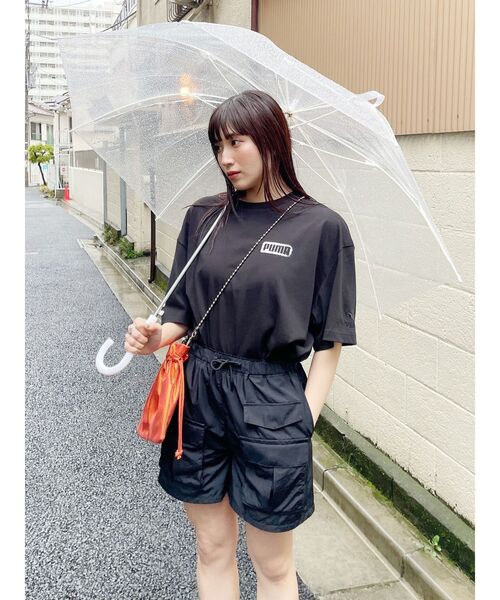 MURUA（ムルーア）の「ラメニットボールチェーンショルダーバッグ（ショルダーバッグ・レディース・グレー/ブラック/オレンジ/シルバー・FREE）」の22枚目の写真