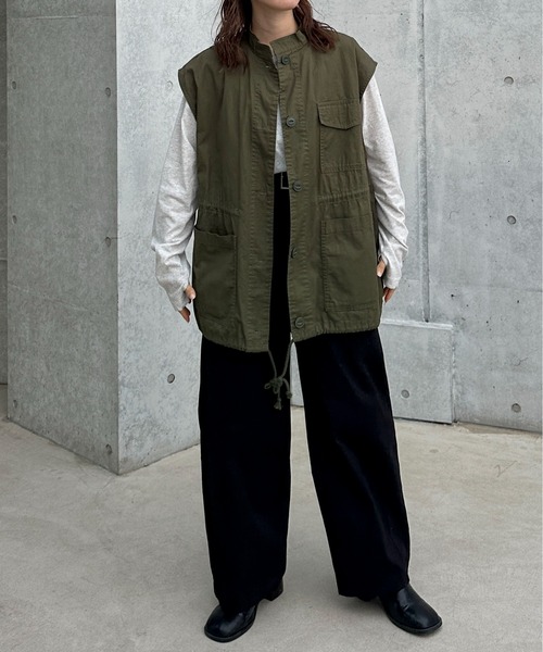 feepur（フェピュール）の「ベルテッドカーブチノパン（チノパンツ・レディース・ベージュ/ブラック・SMALL/MEDIUM）」の11枚目の写真