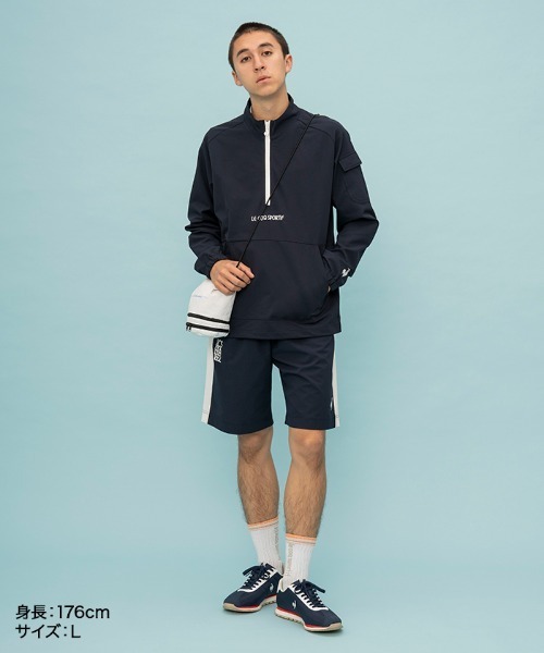 le coq sportif（ルコックスポルティフ）の「ポケッタブルミニショルダーバッグ（ショルダーバッグ・メンズ・ネイビー/レッド/ホワイト・F）」の6枚目の写真