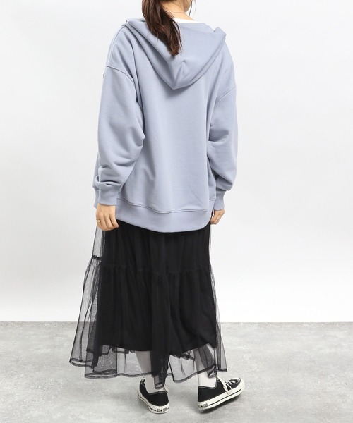 GLOBAL WORK Smile Seed Store（グローバルワーク スマイルシードストア）の「ティアードチュールスカート/996197（スカート・レディース・ベージュ/ブラック・MEDIUM/LARGE）」の5枚目の写真