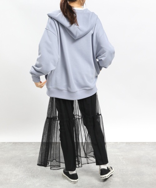 GLOBAL WORK Smile Seed Store（グローバルワーク スマイルシードストア）の「ティアードチュールスカート/996197（スカート・レディース・ベージュ/ブラック・MEDIUM/LARGE）」の6枚目の写真