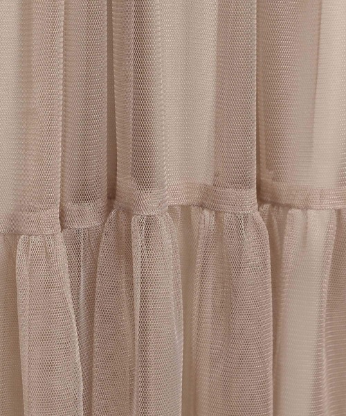 GLOBAL WORK Smile Seed Store（グローバルワーク スマイルシードストア）の「ティアードチュールスカート/996197（スカート・レディース・ベージュ/ブラック・MEDIUM/LARGE）」の16枚目の写真