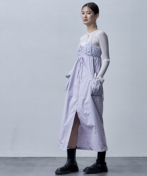 Firsthand(ファーストハンド)の「Firsthand/ファーストハンド シアーアシメスリットニット / シアーニット(ニット/セーター・レディース・ベージュ/ホワイト/ブラック・FREE)」の7枚目の写真