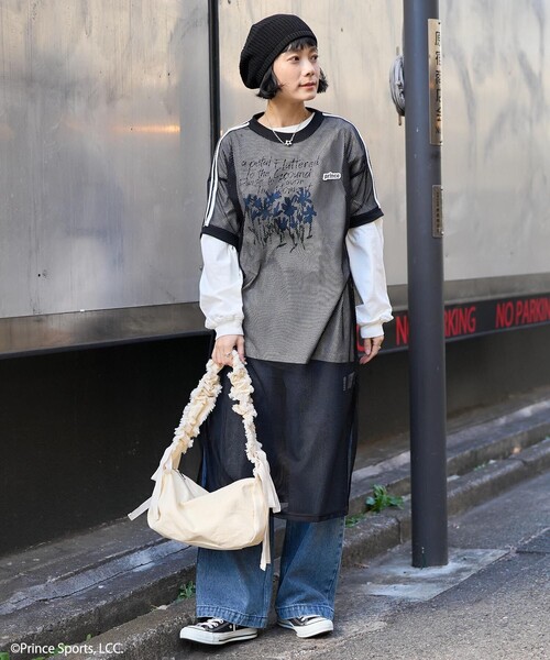 セール】prince/プリンス prince メッシュラインワンピース