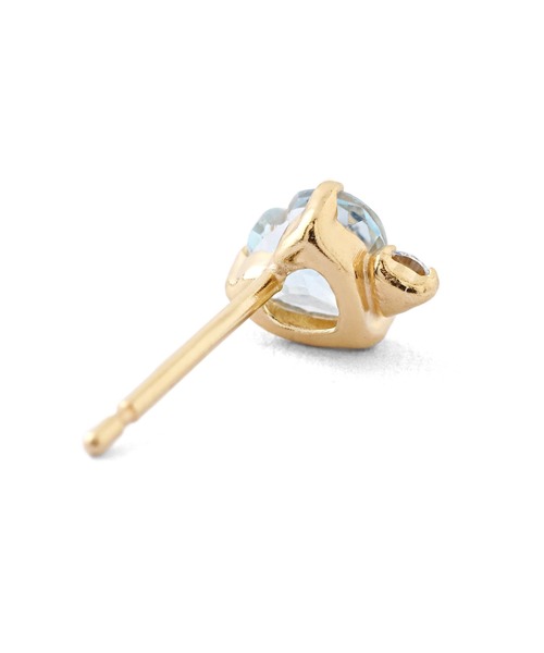 天然石ハートピアス[K10]（ピアス（両耳用））｜ANEMONE（アネモネ）