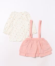 hakka baby（ハッカベビー）の「[ベビー]ブラウス／サスペンダー付きパンツセット（セットアップ）」