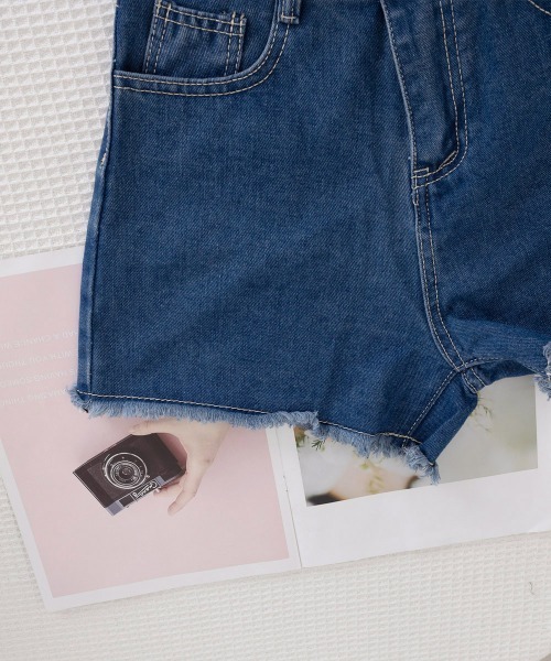 セール】デニムショートパンツ レディース 短パン（デニムパンツ