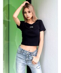 GYDA | GLITTER GYDAショートTシャツ(Tシャツ/カットソー)