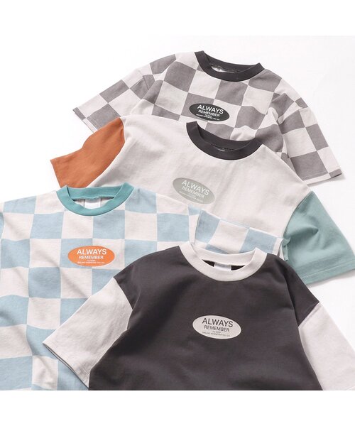 BREEZE（ブリーズ）の「【WEB限定・上下セット】バリエーションセットアップ_半袖・ハーフパンツ（セットアップ・キッズ・チャコール/レインボー/ブラック/サックスブルー・90/100/110/120/130/140/150）」の12枚目の写真