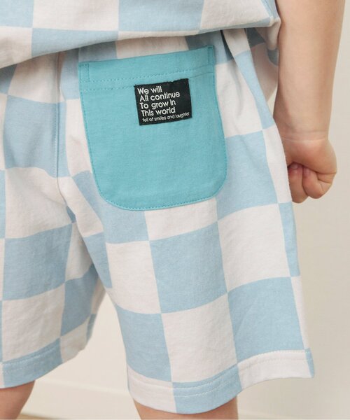 BREEZE（ブリーズ）の「【WEB限定・上下セット】バリエーションセットアップ_半袖・ハーフパンツ（セットアップ・キッズ・チャコール/レインボー/ブラック/サックスブルー・90/100/110/120/130/140/150）」の17枚目の写真