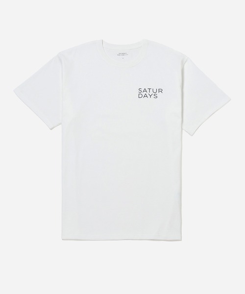 Saturdays NYC(サタデーズ ニューヨークシティ )の「Gotham Rag Left S/S Tee(Tシャツ/カットソー・メンズ・ホワイト/ブラック/グレー・L/M/S/XL/X-SMALL)」の3枚目の写真