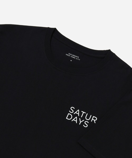 Saturdays NYC(サタデーズ ニューヨークシティ )の「Gotham Rag Left S/S Tee(Tシャツ/カットソー・メンズ・ホワイト/ブラック/グレー・L/M/S/XL/X-SMALL)」の5枚目の写真