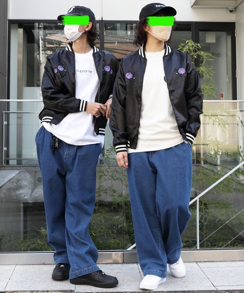 ８(eight)（エイト）の「ワイドデニムパンツ（デニムパンツ・メンズ・ブルー系その他/ブルー/ブラック系その他・SMALL/MEDIUM/LARGE/X-LARGE/XX-LARGE）」の5枚目の写真