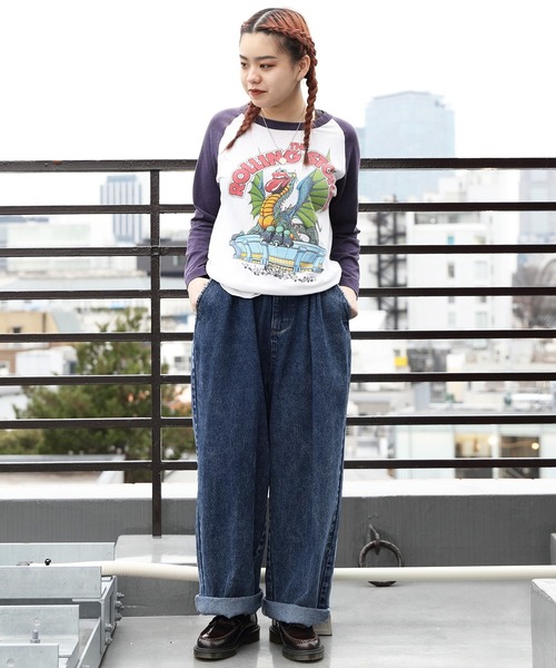 ８(eight)（エイト）の「ワイドデニムパンツ（デニムパンツ・メンズ・ブルー系その他/ブルー/ブラック系その他・SMALL/MEDIUM/LARGE/X-LARGE/XX-LARGE）」の22枚目の写真