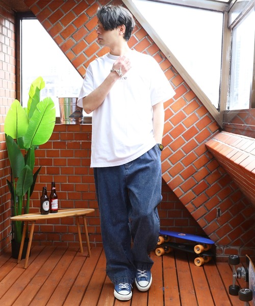 ８(eight)（エイト）の「ワイドデニムパンツ（デニムパンツ・メンズ・ブルー系その他/ブルー/ブラック系その他・SMALL/MEDIUM/LARGE/X-LARGE/XX-LARGE）」の16枚目の写真