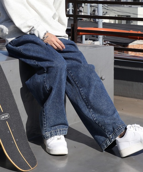 ８(eight)（エイト）の「ワイドデニムパンツ（デニムパンツ・メンズ・ブルー系その他/ブルー/ブラック系その他・SMALL/MEDIUM/LARGE/X-LARGE/XX-LARGE）」の8枚目の写真