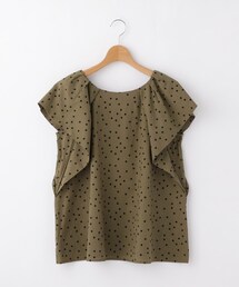 qout フレアスリーブブラウス