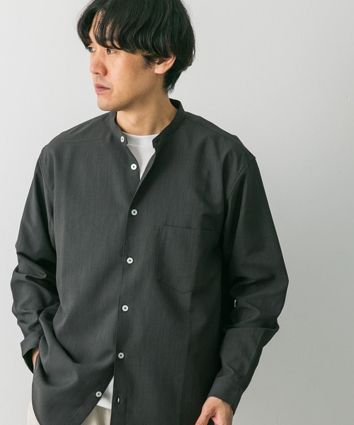 セール】『吸水速乾』セオアルファバンドカラーロングスリーブシャツ