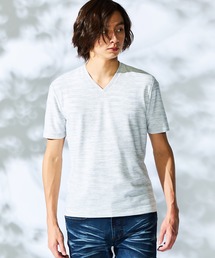 ハニカムジャガード半袖Tシャツ