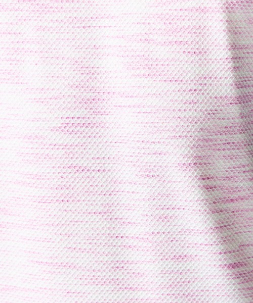 HIDEAWAYS NICOLE（ハイダウェイニコル）の「ハニカムジャガード半袖Ｔシャツ（Tシャツ/カットソー・メンズ・ブラック×グレー/スモークピンク/ブルー/ライトグレー/ブラック×ホワイト・MEDIUM/X-LARGE/LARGE）」の20枚目の写真