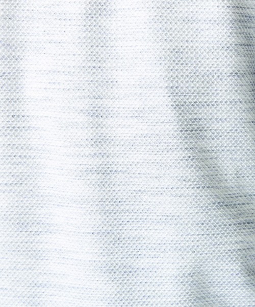 HIDEAWAYS NICOLE（ハイダウェイニコル）の「ハニカムジャガード半袖Ｔシャツ（Tシャツ/カットソー・メンズ・ブラック×グレー/スモークピンク/ブルー/ライトグレー/ブラック×ホワイト・MEDIUM/X-LARGE/LARGE）」の11枚目の写真