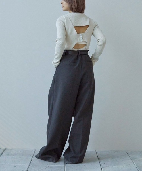 新品TODAYFULバックレーヤードリブニット TODAYFUL Backlayered Rib Knit バックレイヤードリブニット