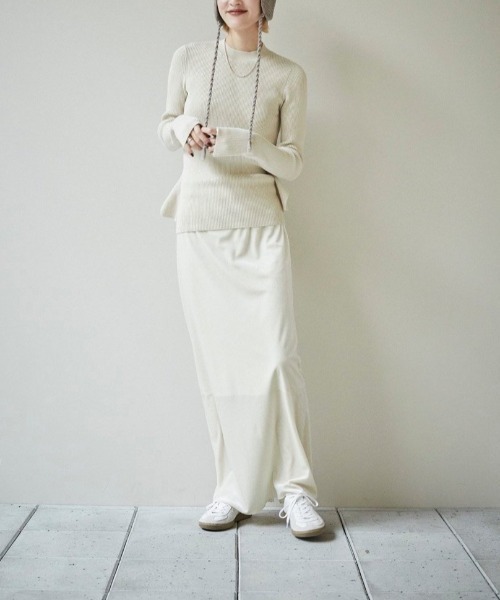 TODAYFUL（トゥデイフル）の「TODAYFUL Backlayered Rib Knit