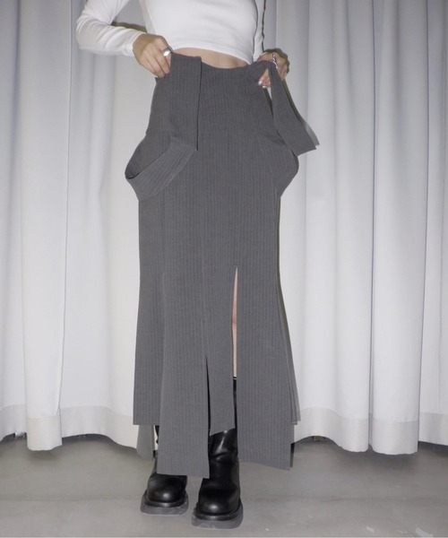 人気⭐︎MUSEBYRIMO の新作　スカートとトップス　セットアップ セットアップ スカートスーツ ドレス クロップド丈ジャケット 7