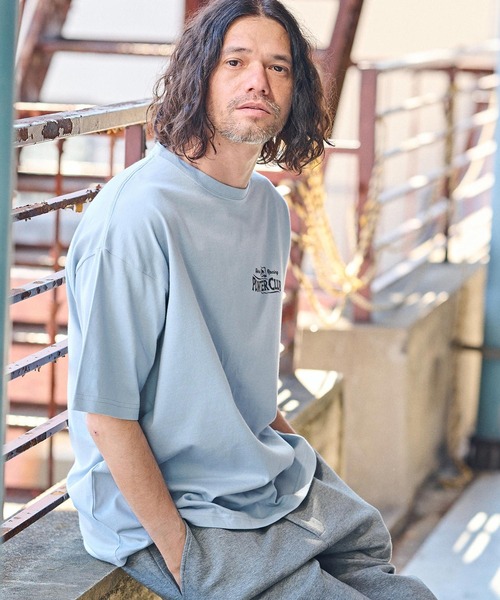 CAMBIO(カンビオ)の「mt8938- ビッグシルエットプリントTシャツ(PUNTER CLUB)(Tシャツ/カットソー・メンズ・ホワイト/グレー/ブルー系その他・S/M/L/XL)」の6枚目の写真