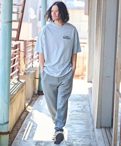 CAMBIO(カンビオ)の「mt8938- ビッグシルエットプリントTシャツ(PUNTER CLUB)(Tシャツ/カットソー・メンズ・ホワイト/グレー/ブルー系その他・S/M/L/XL)」の9枚目の写真