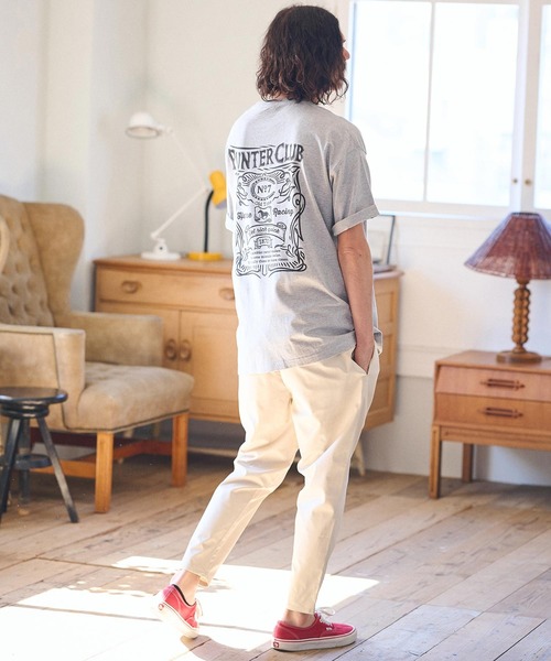 CAMBIO(カンビオ)の「mt8938- ビッグシルエットプリントTシャツ(PUNTER CLUB)(Tシャツ/カットソー・メンズ・ホワイト/グレー/ブルー系その他・S/M/L/XL)」の13枚目の写真