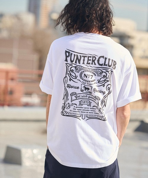 CAMBIO(カンビオ)の「mt8938- ビッグシルエットプリントTシャツ(PUNTER CLUB)(Tシャツ/カットソー・メンズ・ホワイト/グレー/ブルー系その他・S/M/L/XL)」の16枚目の写真