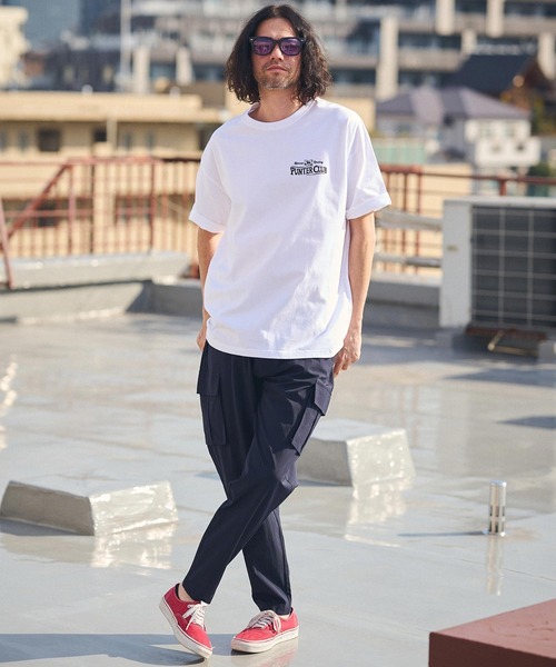 CAMBIO(カンビオ)の「mt8938- ビッグシルエットプリントTシャツ(PUNTER CLUB)(Tシャツ/カットソー・メンズ・ホワイト/グレー/ブルー系その他・S/M/L/XL)」の19枚目の写真