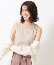 SHOO・LA・RUE | デイリー使いに ランダムテレコ タンクトップ(タンクトップ)