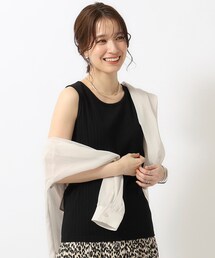 SHOO・LA・RUE | デイリー使いに ランダムテレコ タンクトップ(タンクトップ)