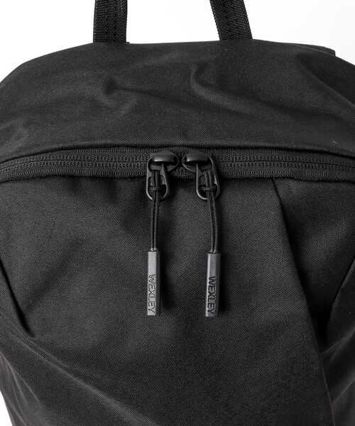 WEXLEY(ウェクスレイ)の「【WEXLEY/ウェクスレイ】STEM POLYESTER 300D STBP13 バックパック(バックパック/リュック・メンズ・ブラック・FREE)」の4枚目の写真