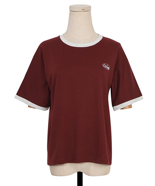 IRADOWL(アイラドール)の「バイカラーカジュアルトップス(Tシャツ/カットソー・レディース・レッド/グリーン・MEDIUM/LARGE/X-LARGE)」の11枚目の写真