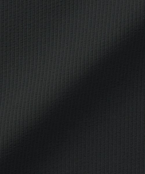 無印良品(ムジルシリョウヒン)の「紳士 風を通すストレッチサッカーオープンカラー半袖シャツ(シャツ/ブラウス・メンズ・チャコールグレー/ネイビー系/ブラック・M/S/XS/XL/L)」の10枚目の写真