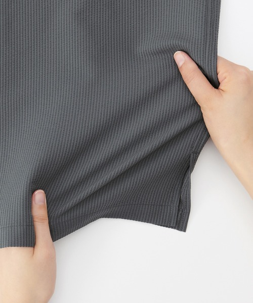 無印良品(ムジルシリョウヒン)の「紳士 風を通すストレッチサッカーオープンカラー半袖シャツ(シャツ/ブラウス・メンズ・チャコールグレー/ネイビー系/ブラック・M/S/XS/XL/L)」の18枚目の写真