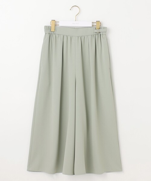 ANY SIS(エニィスィス)の「【接触冷感・UVカット・吸水速乾】サラキレイワイド パンツ(その他パンツ・レディース・ライトグレー系/ネイビー系/ライトグリーン系/アイボリー系・3/2/1)」の12枚目の写真