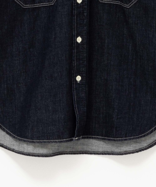 EDWIN(エドウィン)の「EDWIN DENIM WORK SHIRTS(シャツ/ブラウス・メンズ・ブラック/インディゴブルー/ワンウォッシュ・L/M/XL)」の11枚目の写真