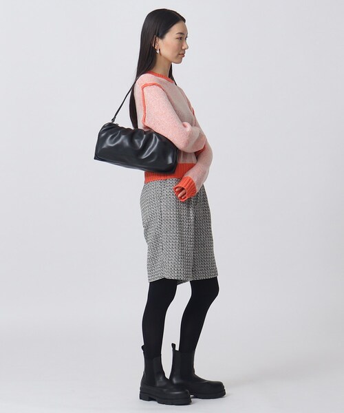 GALLEST（ギャレスト）の「◆タックハンドバッグ（ハンドバッグ・レディース・ブラック/ベビーピンク・00）」の14枚目の写真